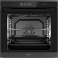 Oranier Backofen, 80 Liter, schwarz, Pyrolyse EBP820 autark Garraum - Soft-Close Tür
