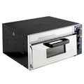 GastroHero Pizzaofen, 35 cm, 230 V, 2 kW, Silber, Basic 35 Pizza Backofen Edelstahl 350 °C Gastro