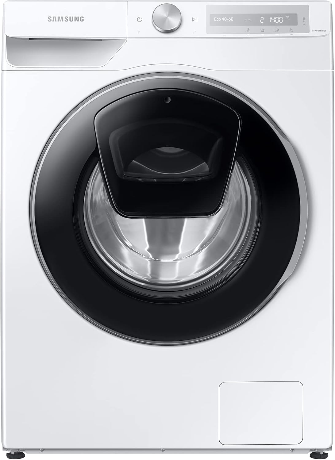 Samsung Waschmaschine, 8 kg, Weiß, WW8GT654ALH/S2, 1400 U/min, Ecobubble, AddWash, WiFi-SmartControl, Hygiene-Dampfprogramm