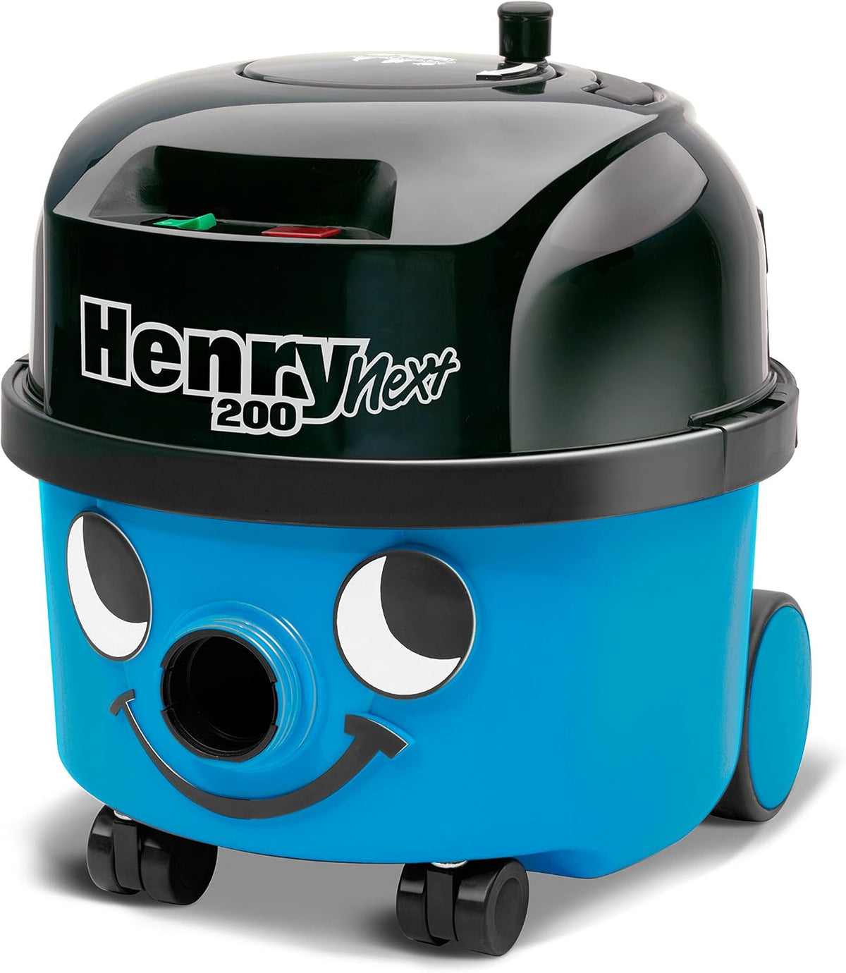 Numatic Staubsauger, 620 W, Schwarz/Blau, HVN 201, 2 kWh, 50/60 DRUM, Staubbeutel)