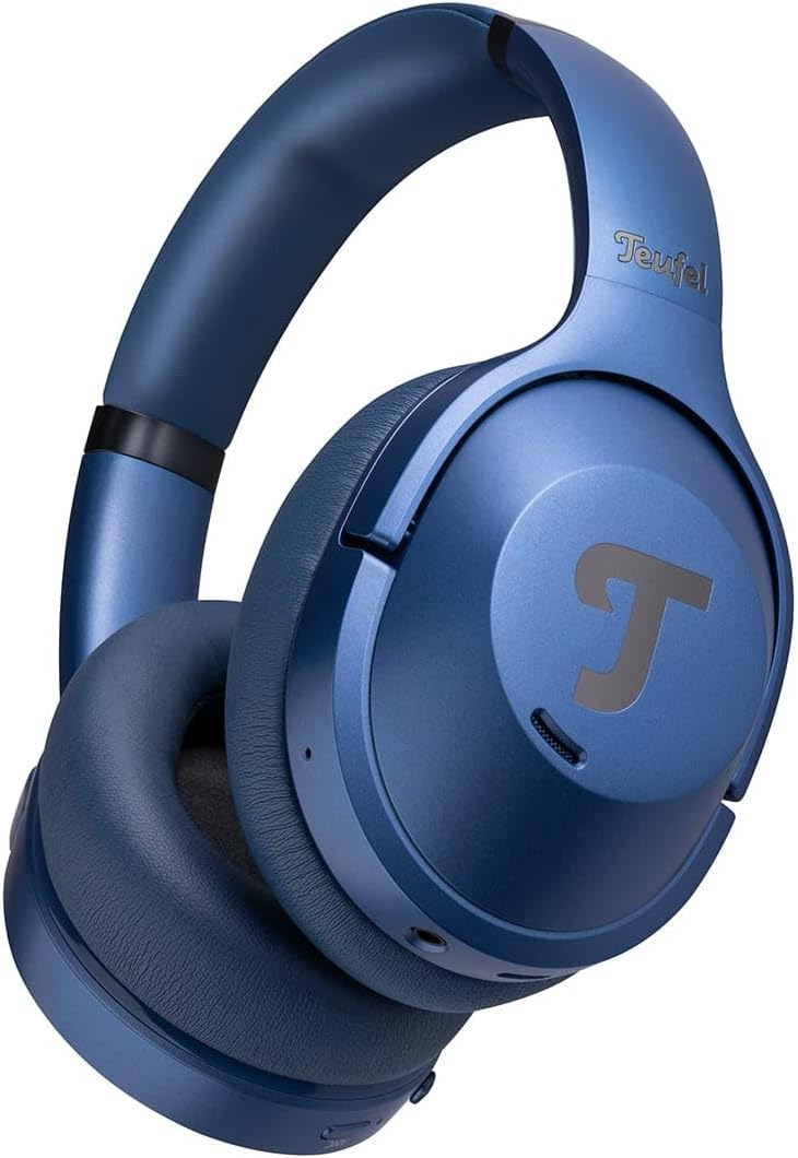 Teufel Dynamo, Grau, REAL Blue NC 3 Kabellose Bluetooth-Kopfhörer Over-Ear