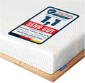 Newentor Boxspringbett, 200x200 cm, 7CM, Weiß, Matratzen Topper H4 H5, Matratzentopper 200x200 Schlafsofa Bett Gelschaum