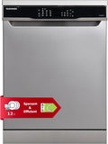 Telefunken Geschirrspüler, 60 cm, Weiß, G-FS-6014-C-I freistehend Spülmaschine