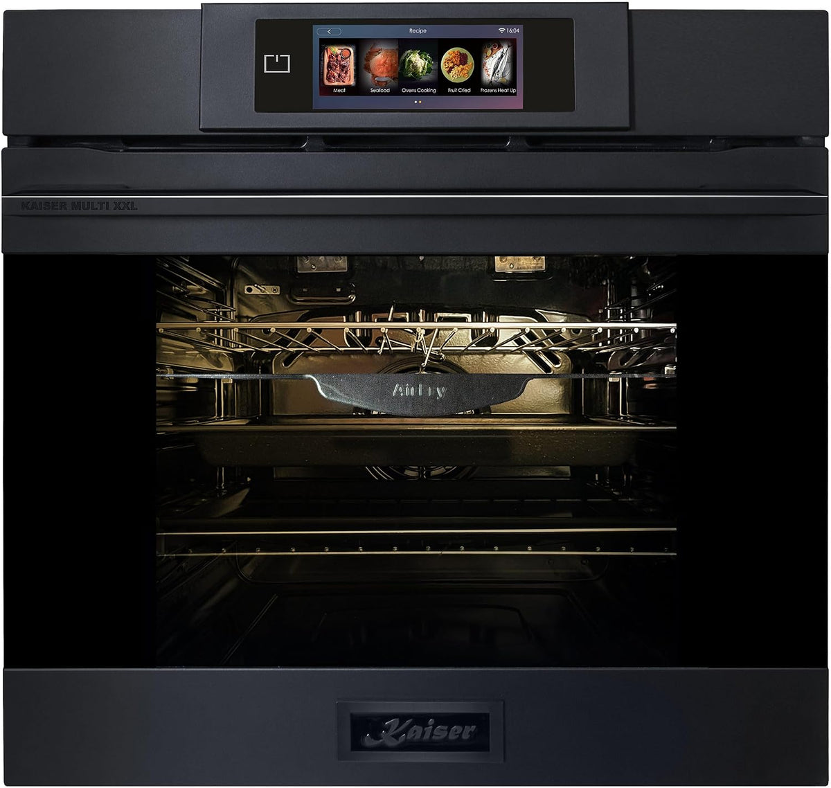 Kaiser Backofen, 86 L, Schwarz/Silber, EH 6347 Einbau Elektro Pyrolyse Graphitgrau Matt Moire TFT