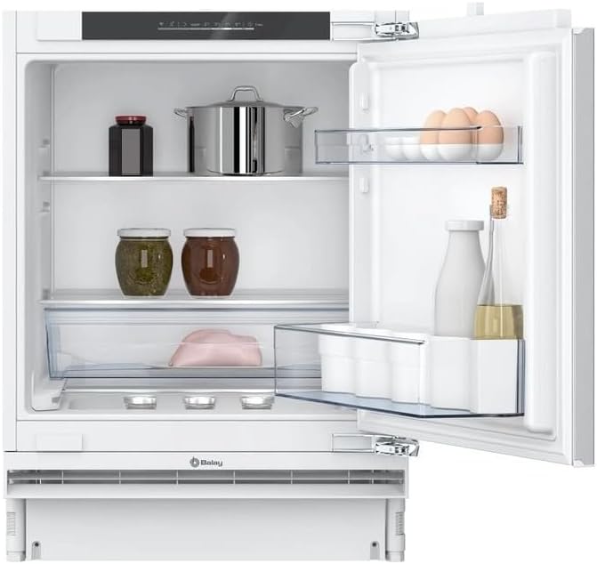 Balay Kühlschrank, 60 cm, Weiß, Einbau, 1 Tür, Unterbauplatte, Home Connect, LED-Beleuchtung, 3KUE037S