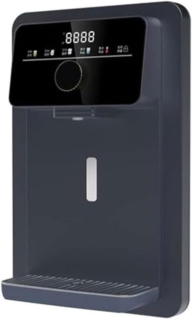 Wasserspender, 2100 W, Schwarz, Sofort-Heißwasserboiler mit elektronischer Kindersicherung, quantitativer Ansaugung und dualer Temperaturregelung