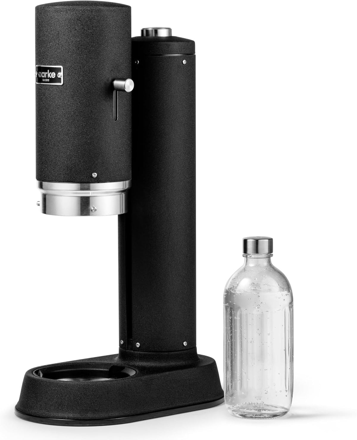 aarke Wassersprudler, Schwarz, Carbonator Pro, mit Glasflasche, Matt Finish