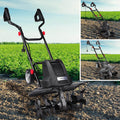 BRAST Motorhacken, 1500 Watt (2PS), Schwarz, Motorhacke Gartenfräse Elektro