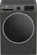 Beko Waschmaschine, 10 kg, Grau, B3WFT510415M Waschvollautomat, 1400 U/min, SteamCure Dampffunktion, allergikergeeignet
