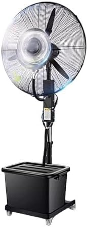 AYCDL Ventilator, 71 cm, Weiß, Wassertank-Nebel für gewerbliche Wohnungen, Outdoor-Kühl, 90 ° oszillierend, 3 Geschwindigkeiten