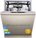 Midea Geschirrspüler, 60 cm, Silber, Vollintegriert Einbau Spülmaschine C-Klasse