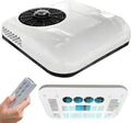 levigationlu Mobiles Klimagerät, 2200 W, 12 V, 24 V, 24 V, Weiß/Schwarz, Dc / Wohnmobil-Dachklimaanlage, Leise Klimaanlage Wohnwagen