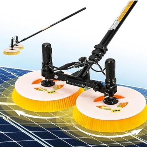 Teleskopstäbe, Grau, Generisch Automatische Solarpanel-Reinigungsbürste