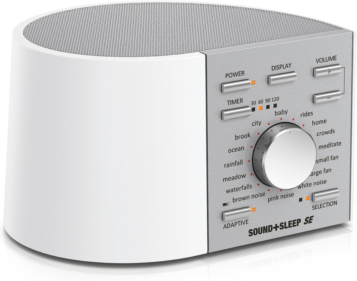 Adaptive Sound Technologies Klangtherapie, weiß/rosa, +Sleep SE Sonderedition Hohe Wiedergabetreue, Lüftergeräuschen