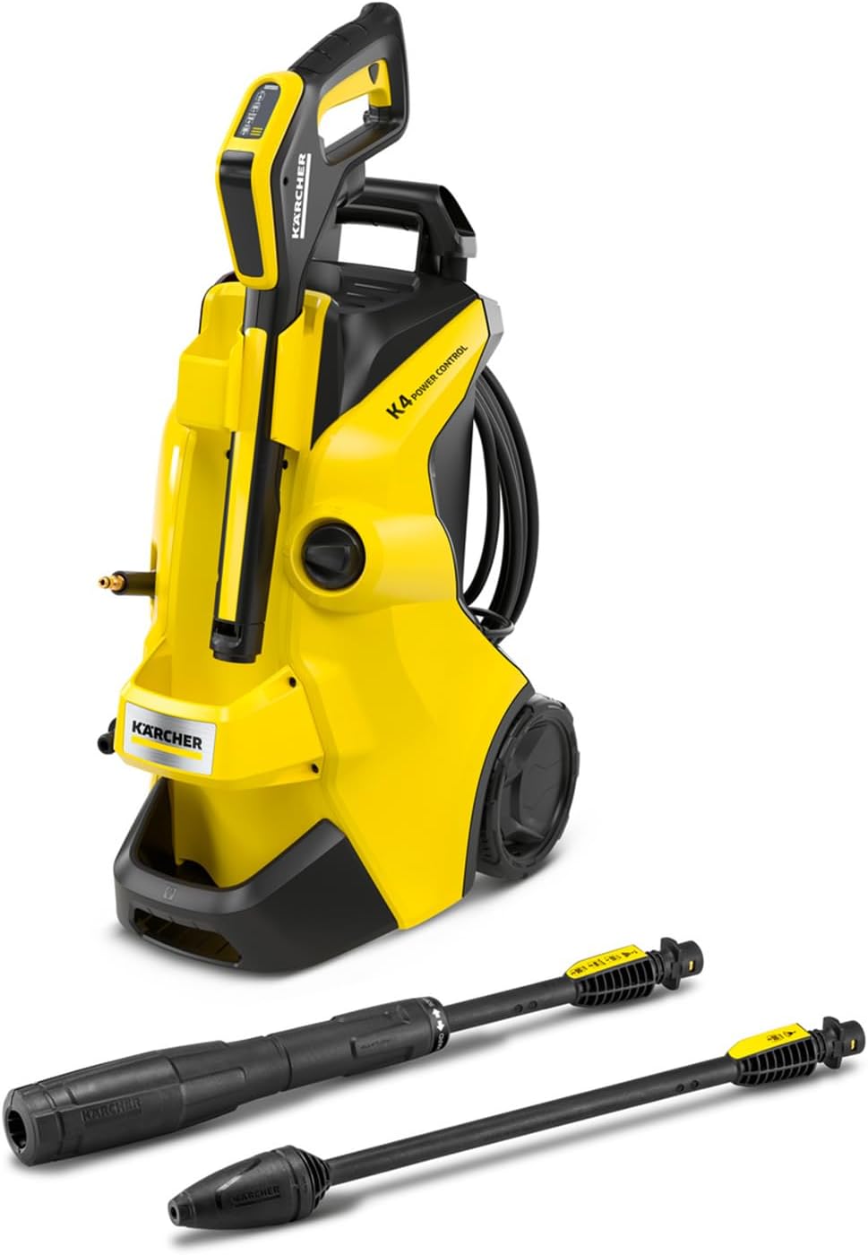 Karcher Hochdruckreiniger, Gelb/Schwarz, Kärcher K 4 Power Control: Clevere App-Unterstützung +, spart Wasser
