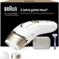 Braun Systeme, Braun/Gold, IPL Geräte Haarentfernung Silk·expert Pro 5, PL5157, Weiß/Gold, Alternative Laser Haarentfernung für Zuhause