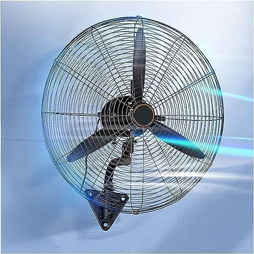 Großer Kamera, Weiß, Industrieventilator, Wandventilator, 3 Windgeschwindigkeitsstufen, Einfacher Stil, Geräuscharm