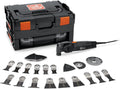 FEIN Oszillierwerkzeuge, 450 W, Rot, Schleifen, Schneiden, Anti-Vibrationssystem, Aufnahme StarlockMax, QuickIN Werkzeugwechsel